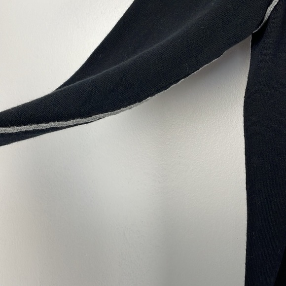 Carbon2Coblt Cashmere blend long sleeve button closure raw seam men's sweater M - Picture 4 of 7